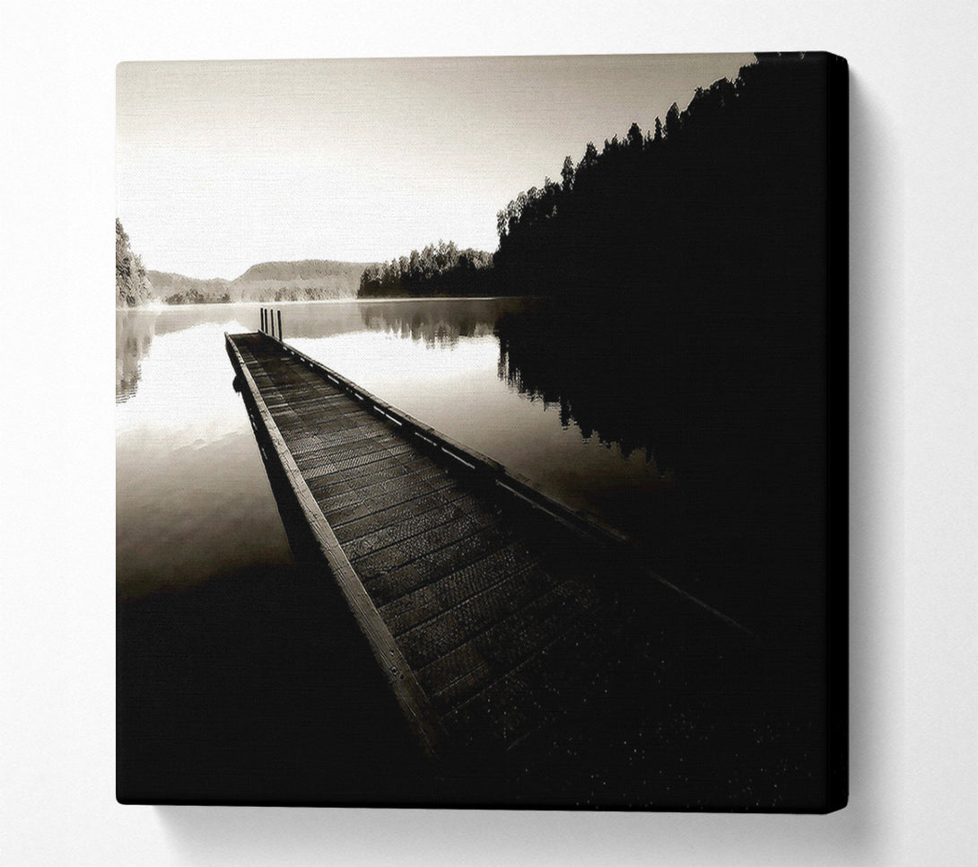  A Canvas Print of Vintage Dock Canvas Art