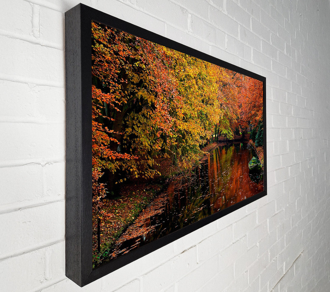  A Canvas Print of Lake In Autumn Canvas Print