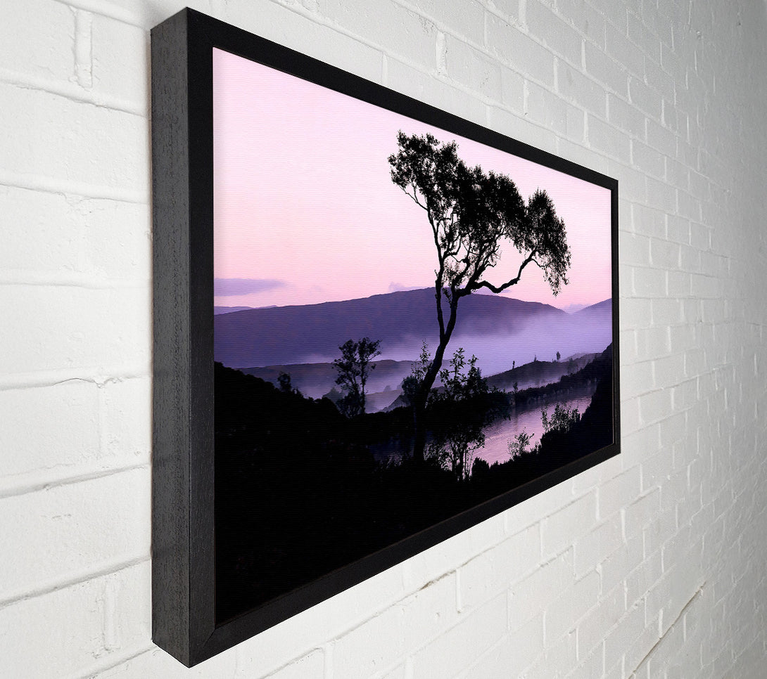  A Canvas Print of Lakeside Tree Canvas Print