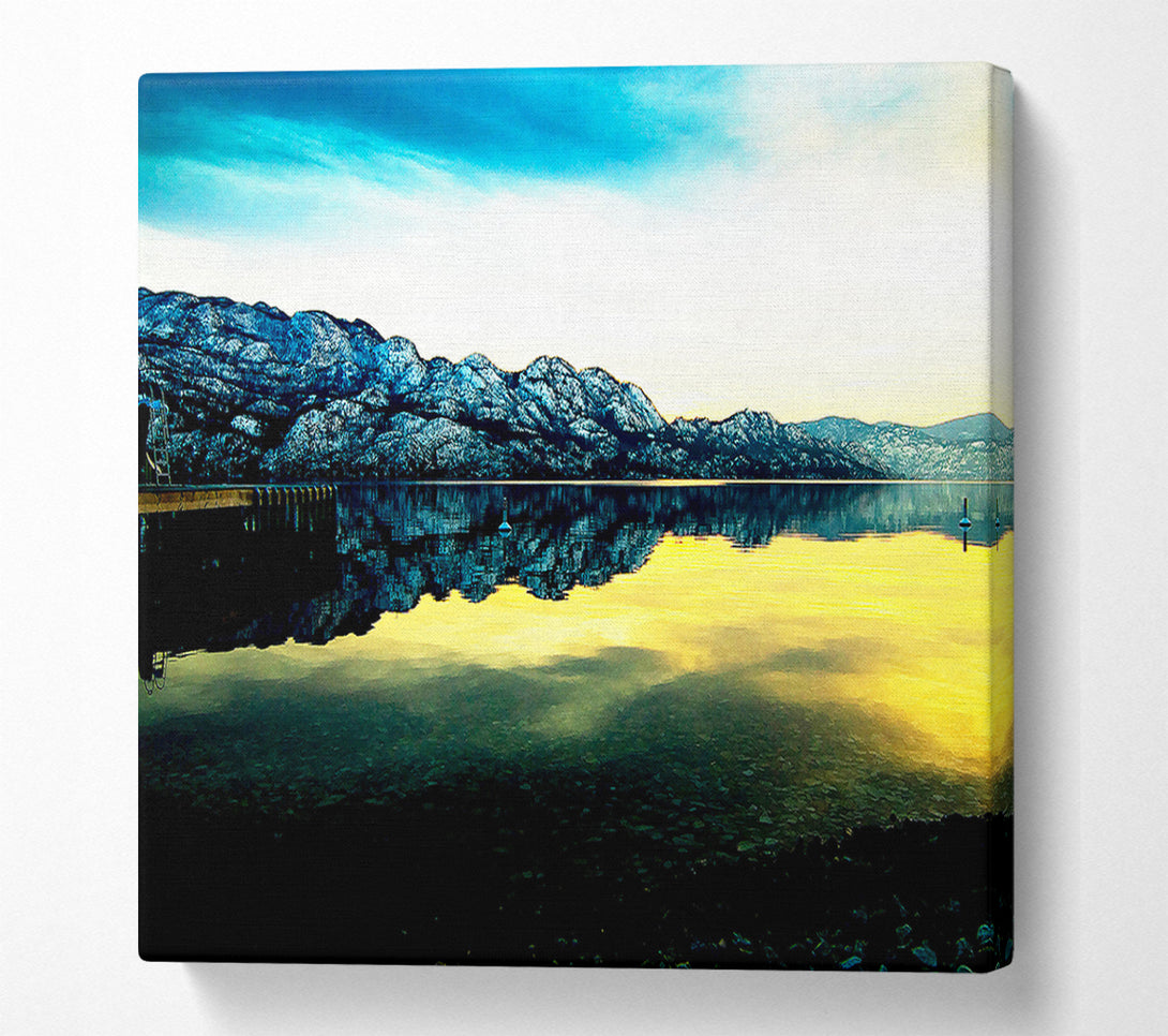  A Canvas Print of Placid Canvas Wall Art