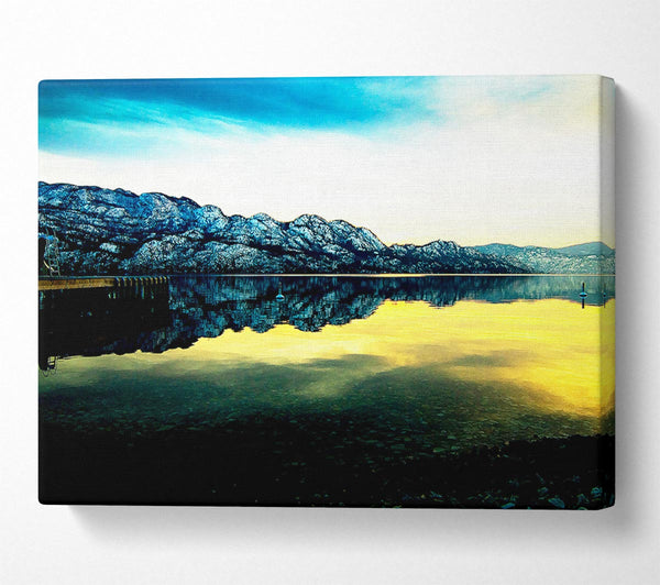  A Canvas Print of Placid Canvas Wall Art