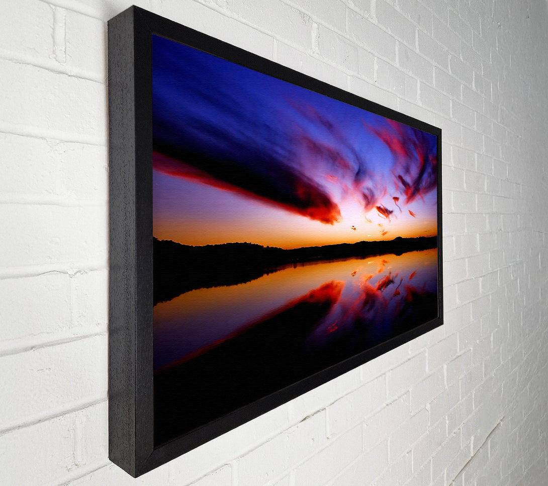  A Canvas Print of Mystical Lake Canvas Print