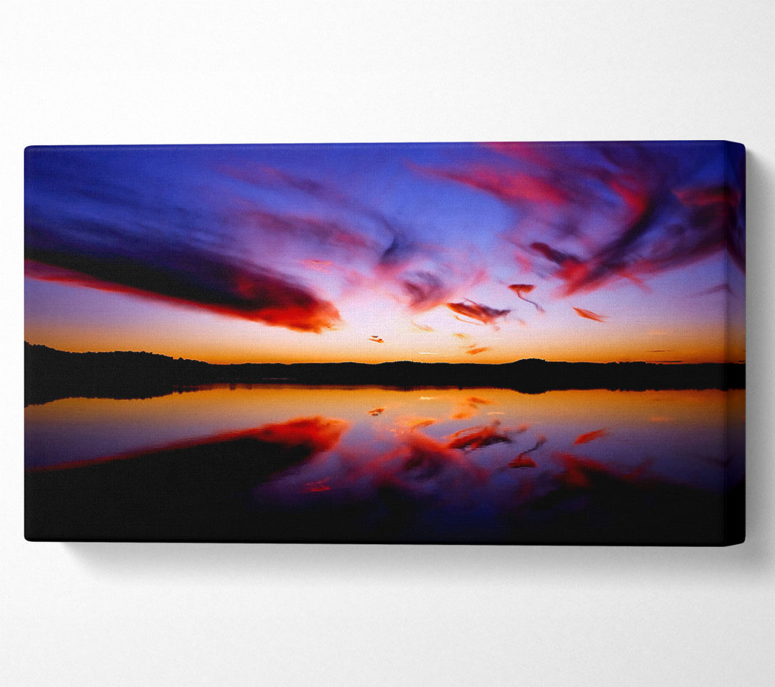  A Canvas Print of Mystical Lake Canvas Print