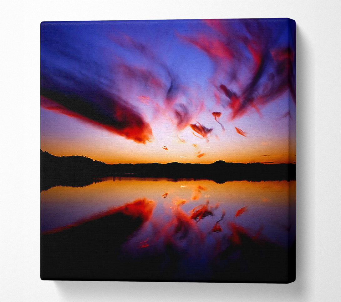  A Canvas Print of Mystical Lake Canvas Print