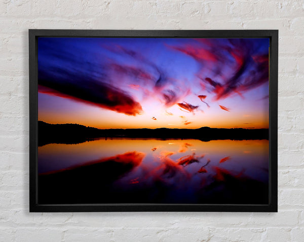Mystical Lake Framed Print