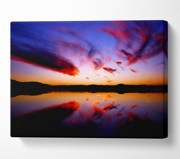  A Canvas Print of Mystical Lake Canvas Print