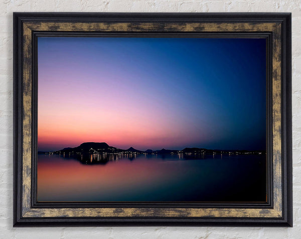 Peaceful Lake Framed Print