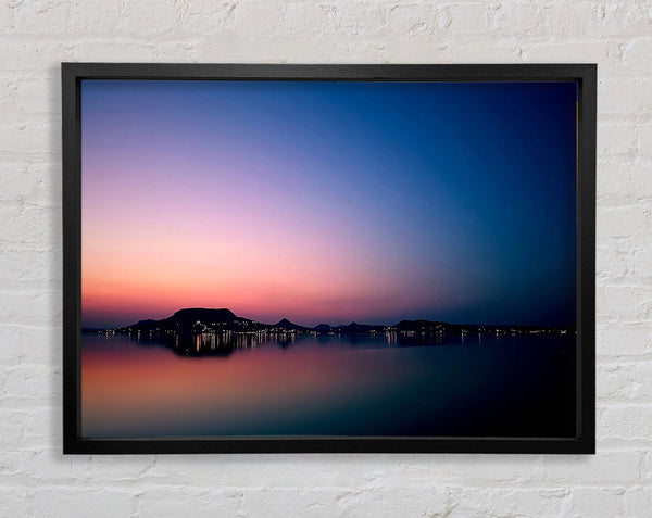 Peaceful Lake Framed Print