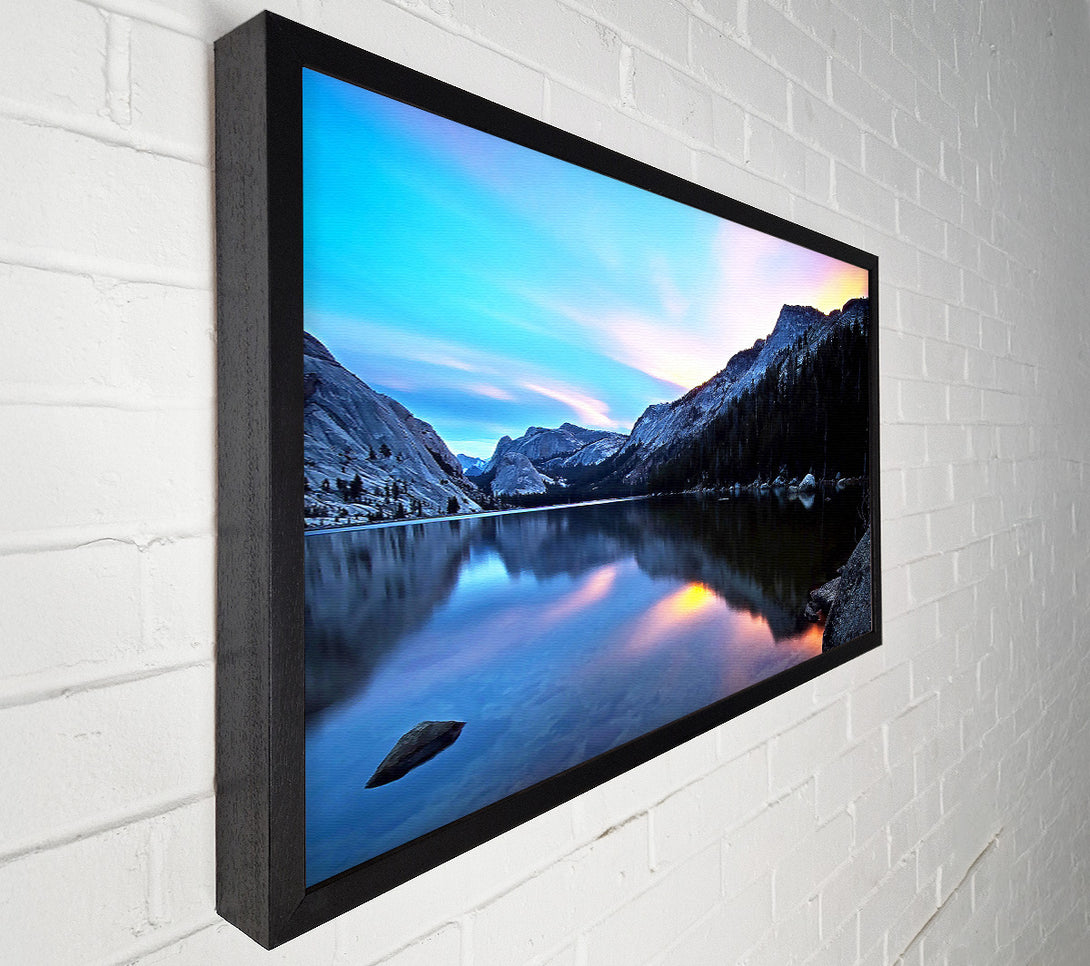  A Canvas Print of Mountain Lake Sparkle Canvas Print