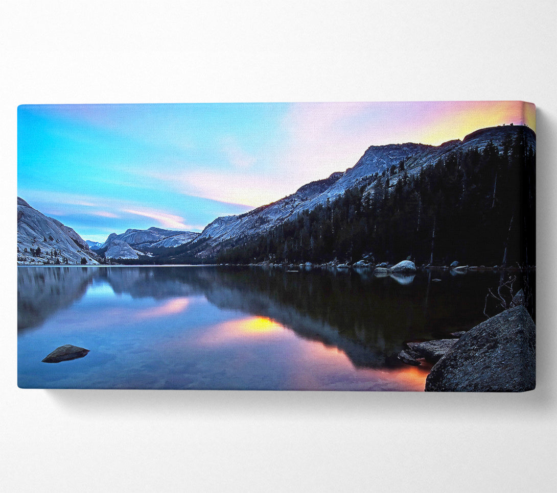  A Canvas Print of Mountain Lake Sparkle Canvas Print