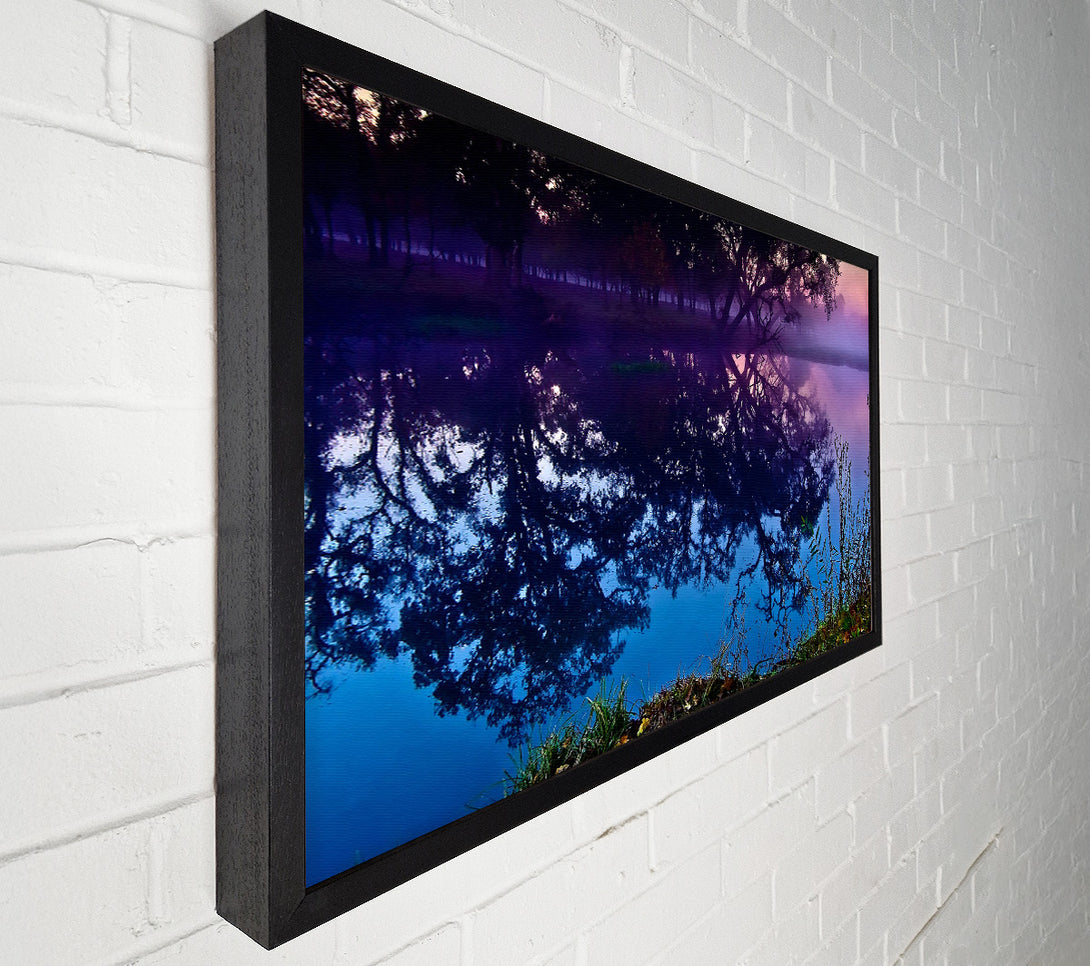  A Canvas Print of Mystic Reflections On The Lake Canvas Wall Art