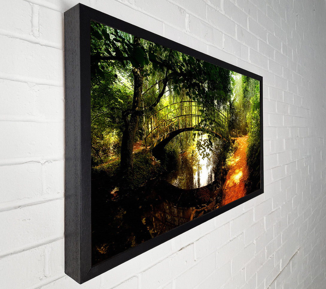  A Canvas Print of Arched Bridge Reflections Canvas Print