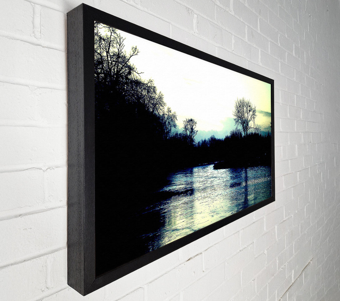  A Canvas Print of River At Dusk Canvas Art