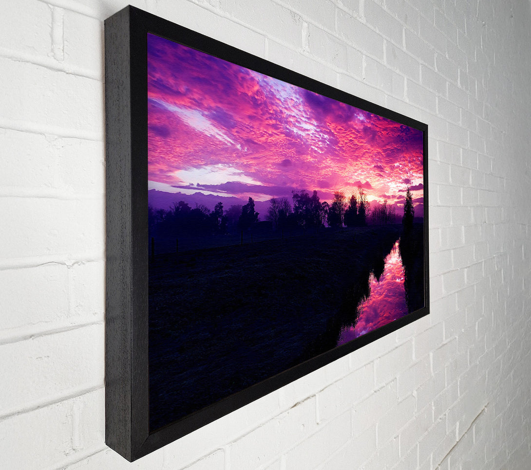  A Canvas Print of Cold Morning Canvas Wall Art