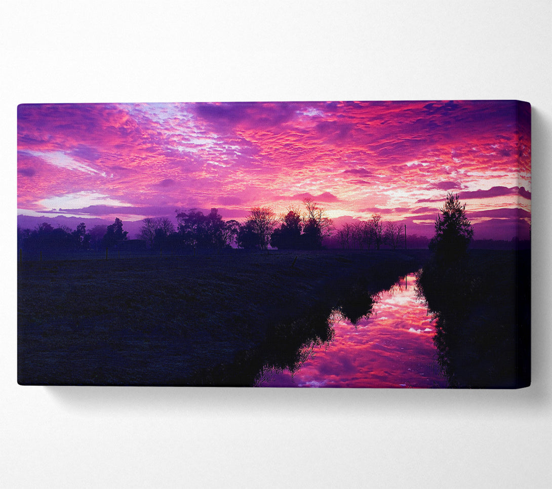  A Canvas Print of Cold Morning Canvas Wall Art