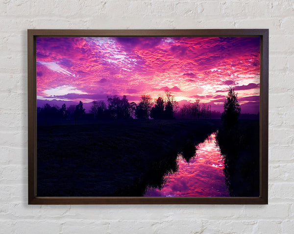 Cold Morning Framed Print