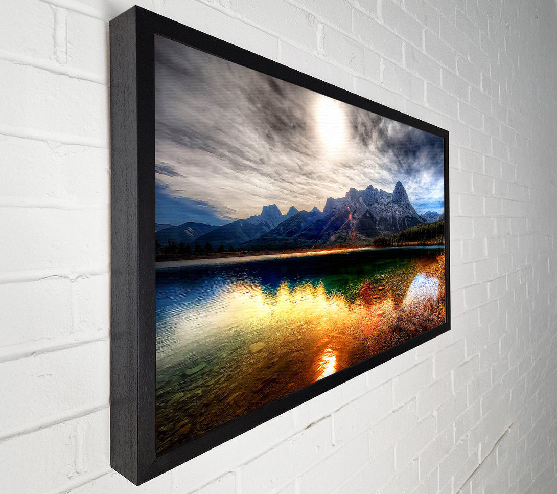  A Canvas Print of Crystal Clear Lake Canvas Wall Art