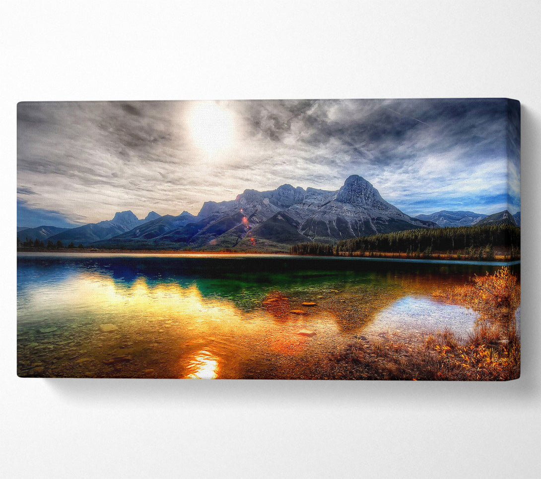  A Canvas Print of Crystal Clear Lake Canvas Wall Art