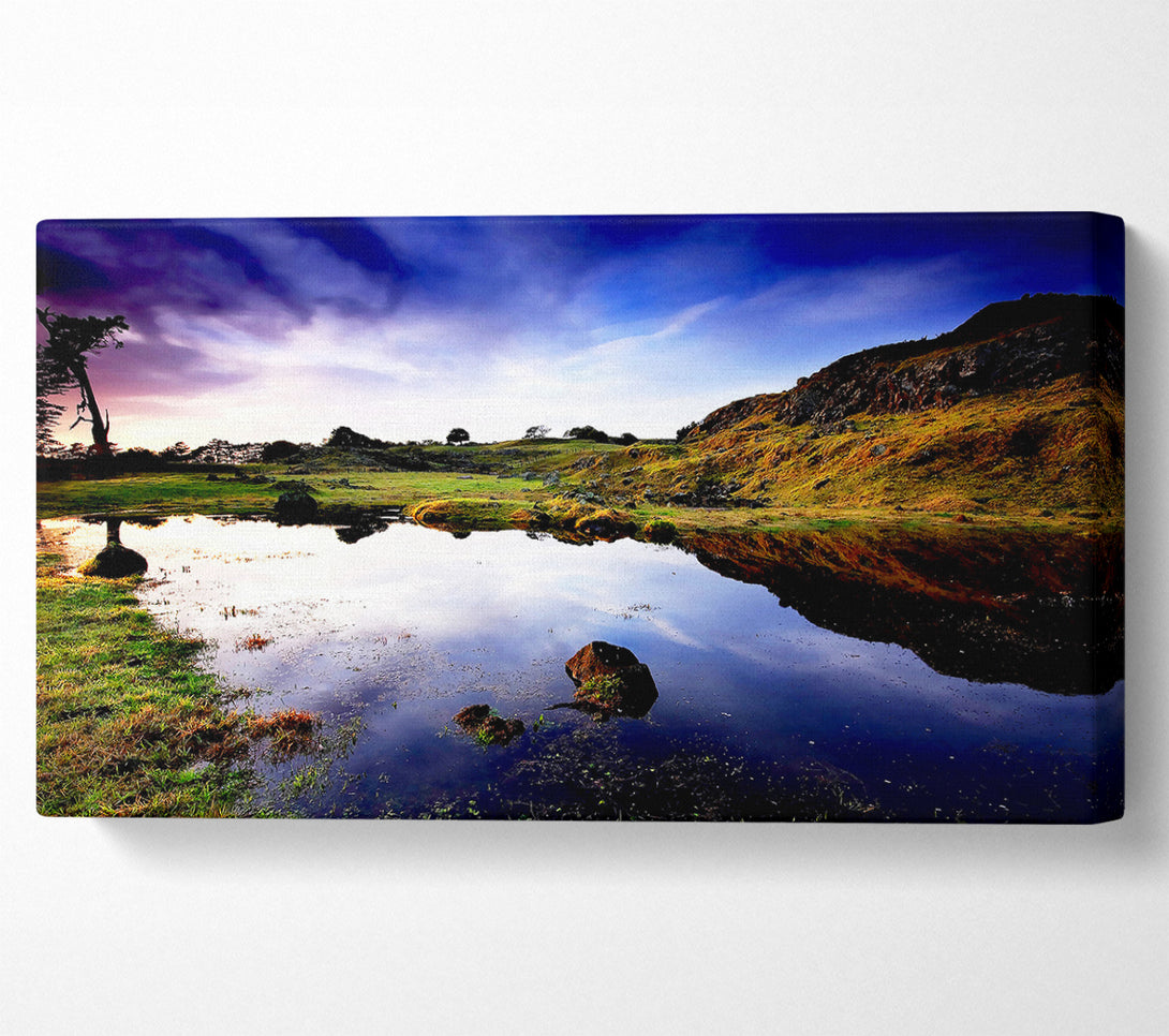  A Canvas Print of In The Scottish Highlands Canvas Art