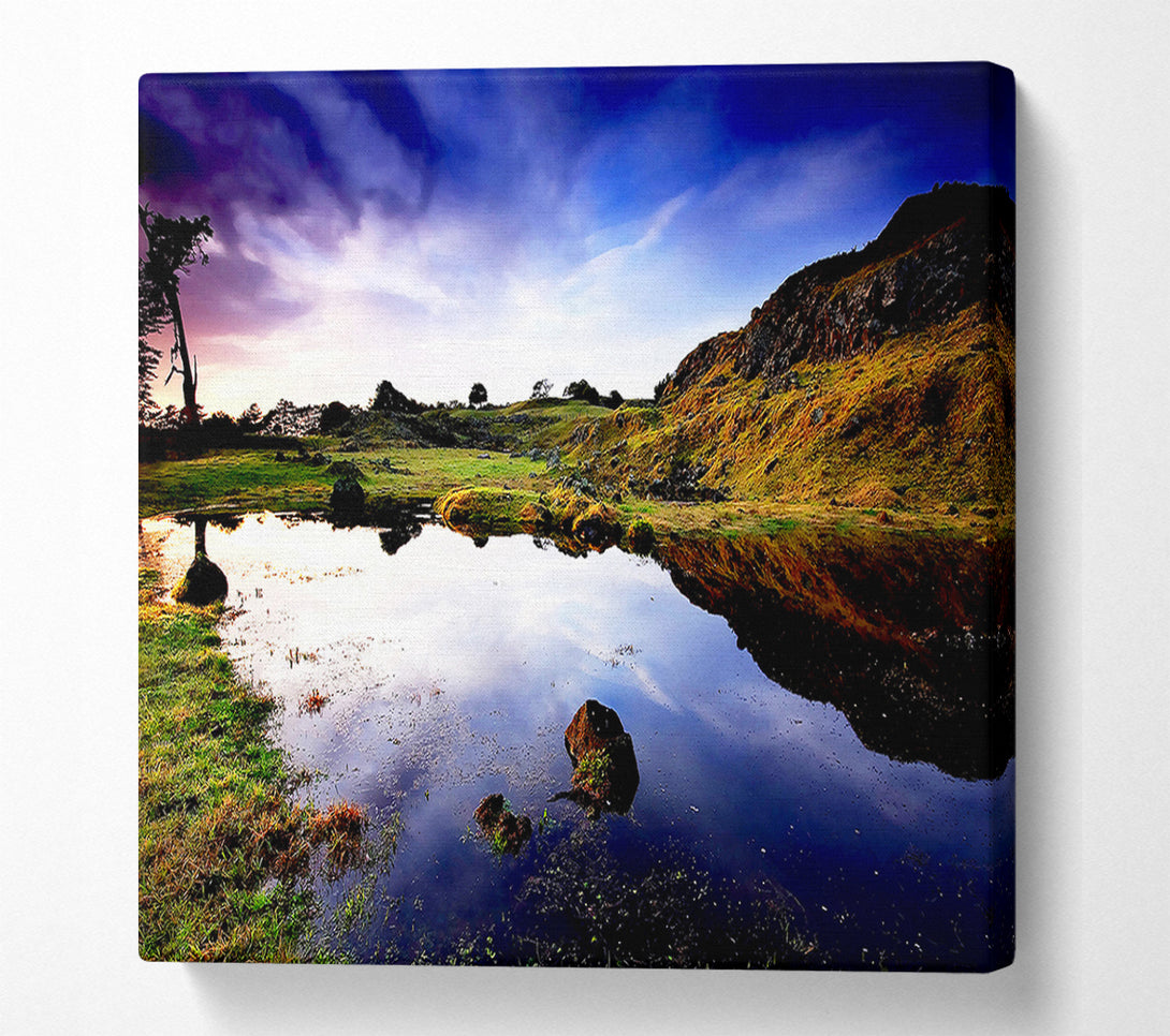  A Canvas Print of In The Scottish Highlands Canvas Art