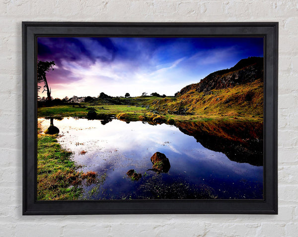 In The Scottish Highlands Framed Print