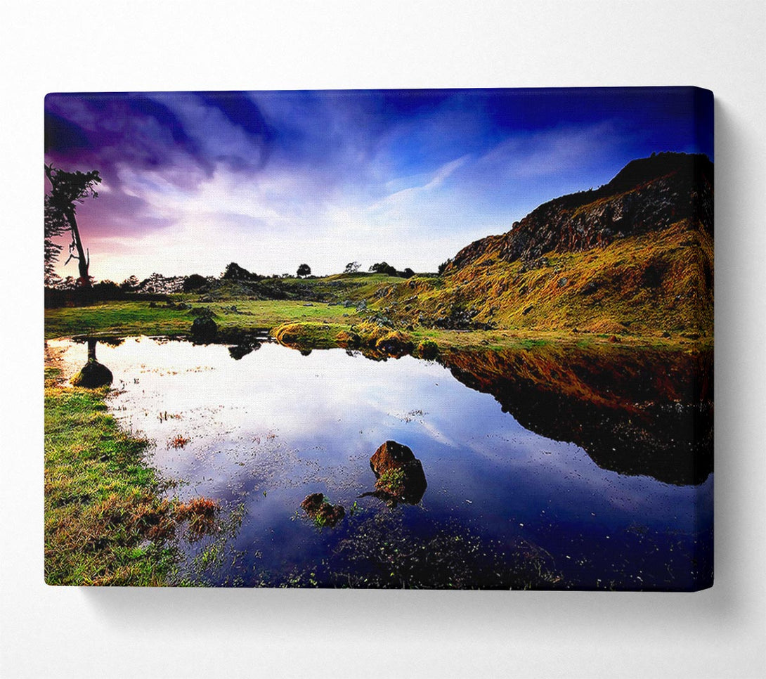  A Canvas Print of In The Scottish Highlands Canvas Art