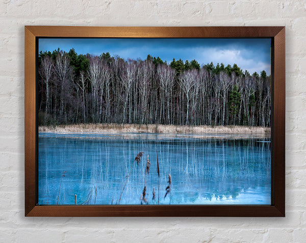 Ice Lake Framed Print