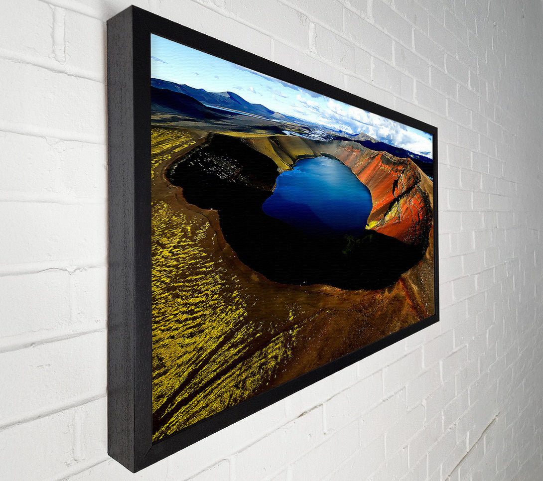  A Canvas Print of Arctic Volcanic Canvas Art