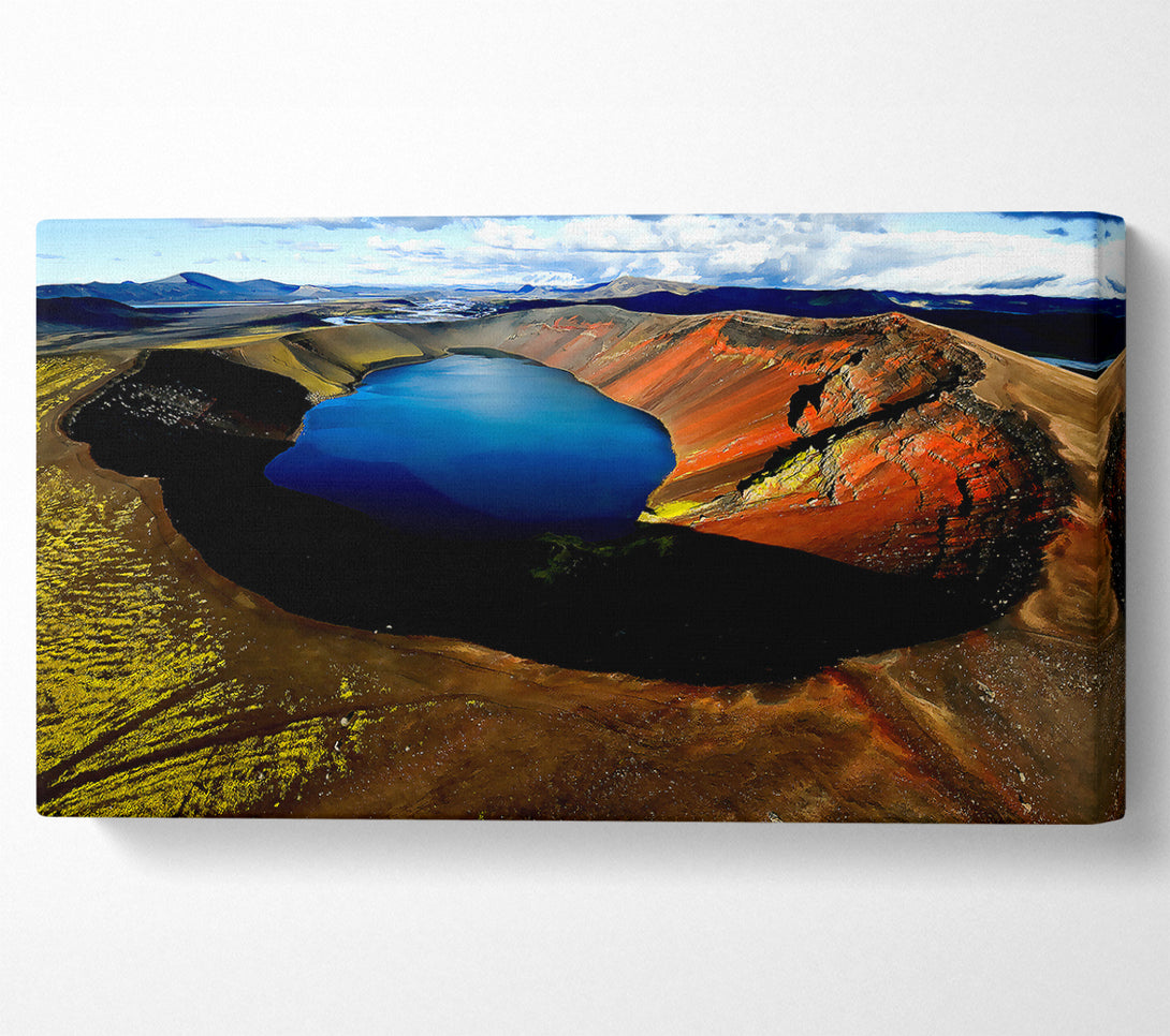  A Canvas Print of Arctic Volcanic Canvas Art