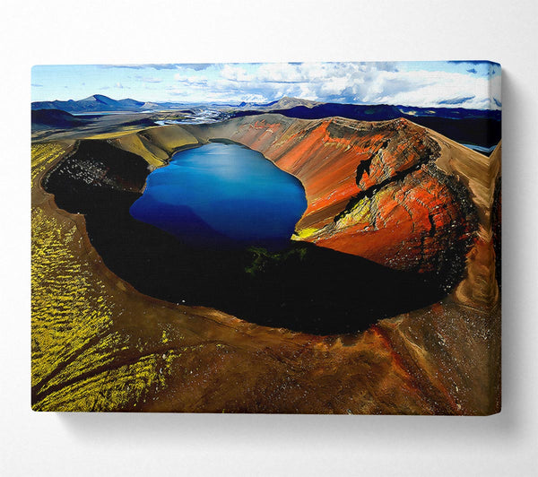  A Canvas Print of Arctic Volcanic Canvas Art