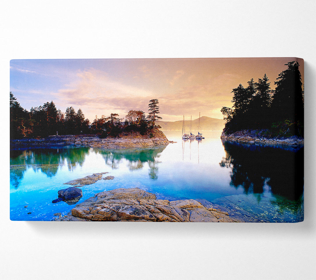  A Canvas Print of Curme Islands Canvas Art