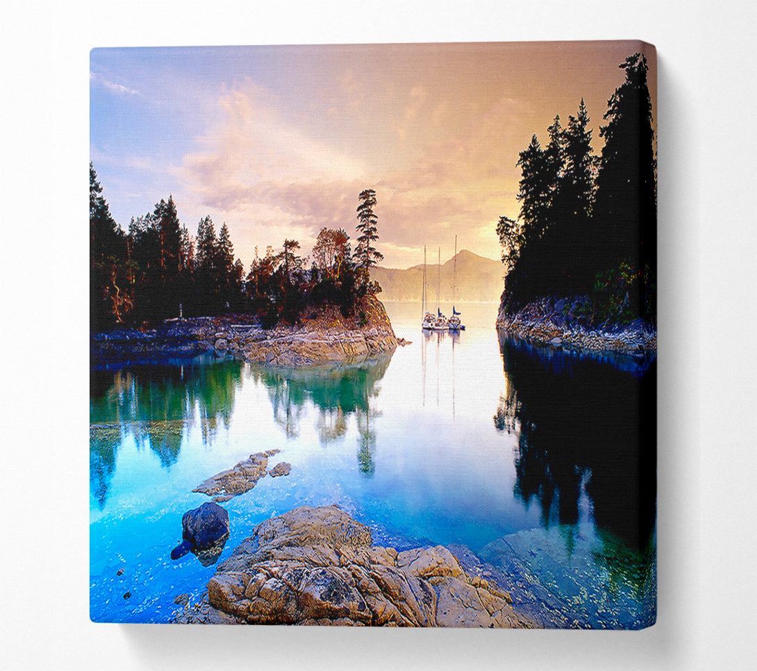  A Canvas Print of Curme Islands Canvas Art