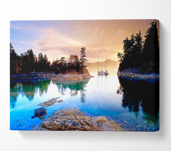  A Canvas Print of Curme Islands Canvas Art