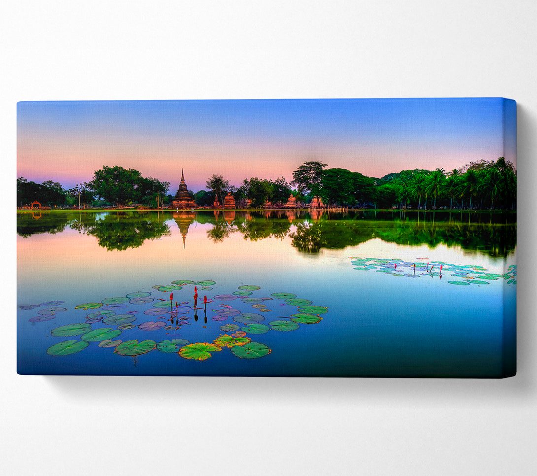  A Canvas Print of Sukhothai Historical Park Thailand Canvas Wall Art