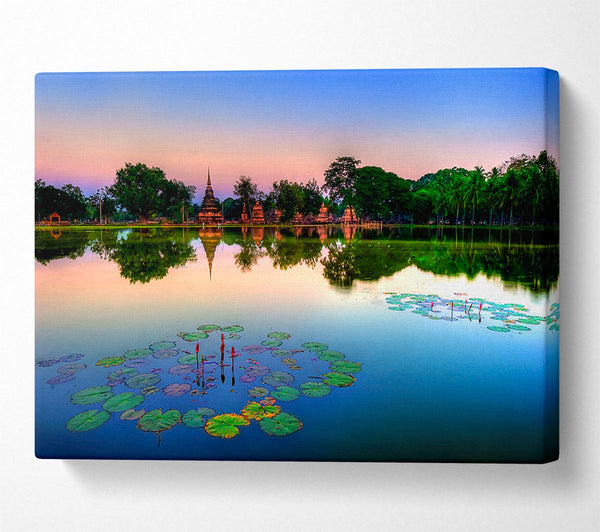 A Canvas Print of Sukhothai Historical Park Thailand Canvas Wall Art