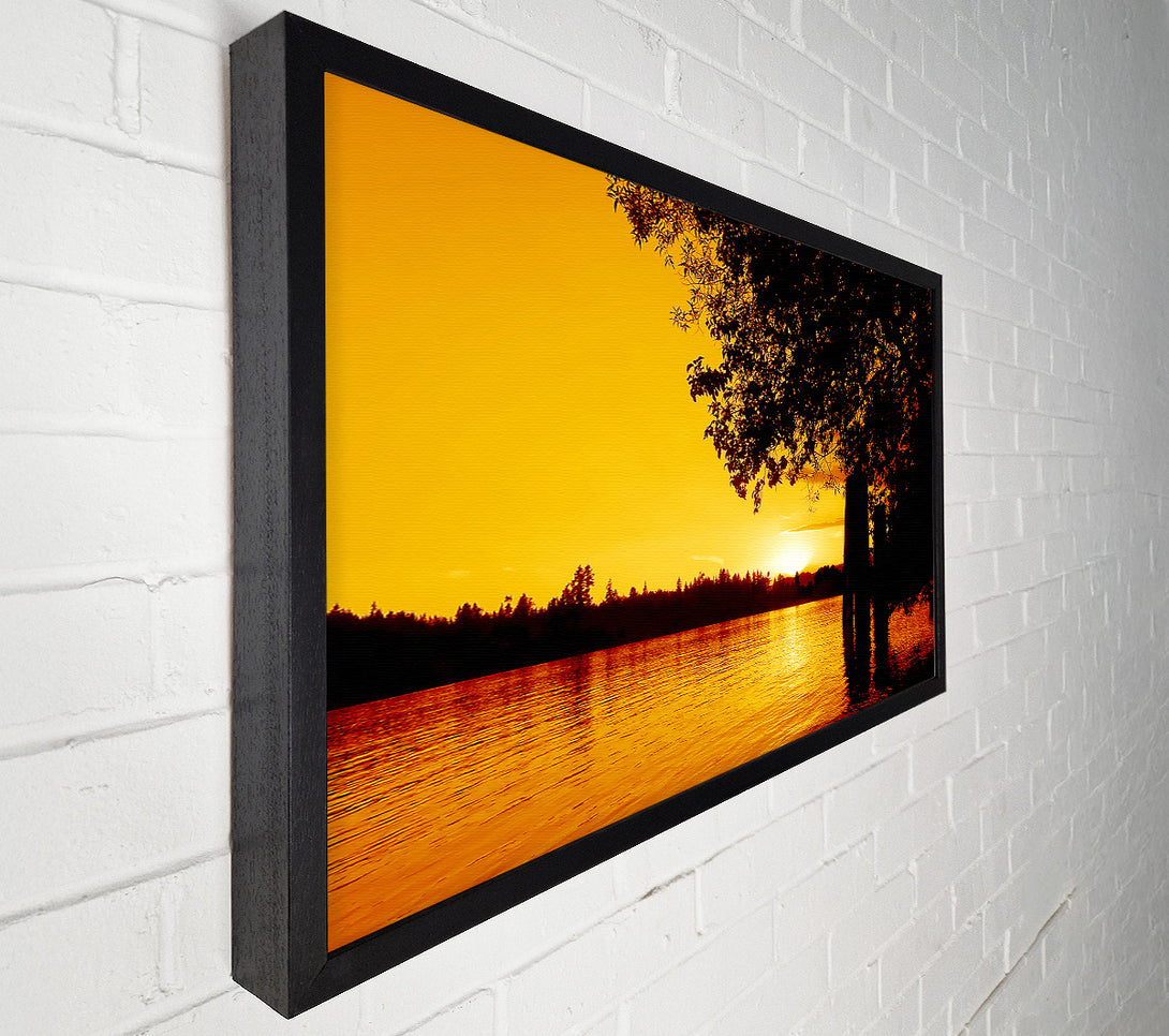  A Canvas Print of Peaceful River Calm Canvas Wall Art