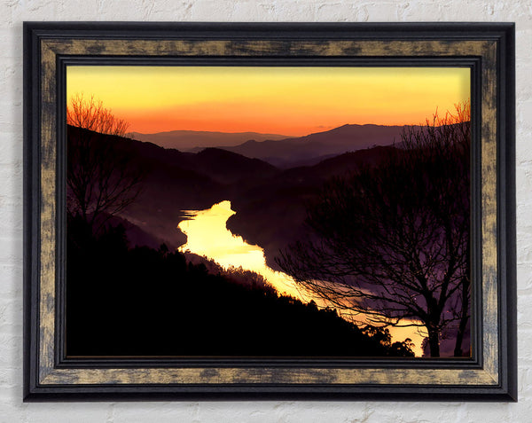 The Mountain River Framed Print
