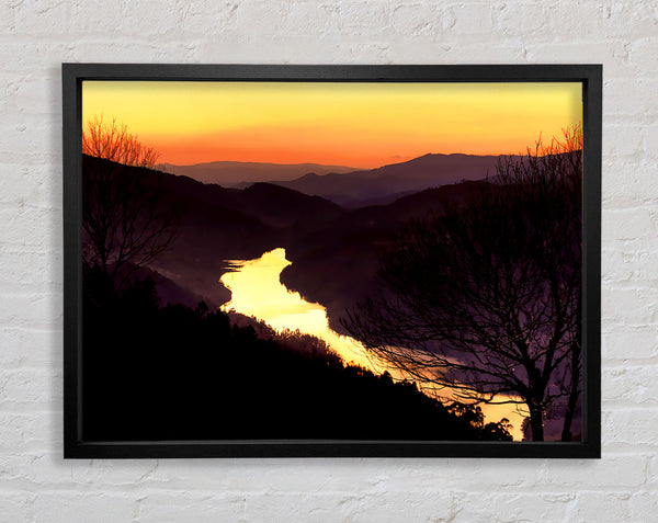 The Mountain River Framed Print
