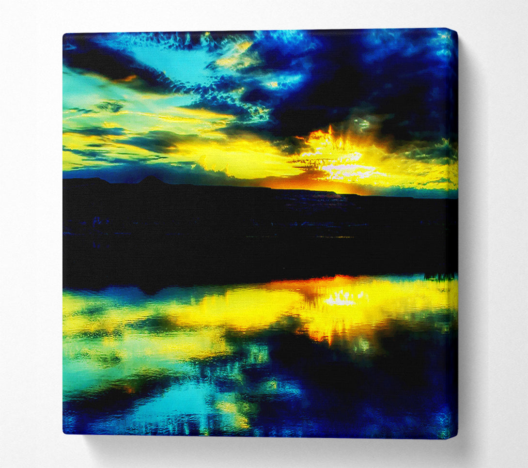  A Canvas Print of Lake Daybreak Canvas Print