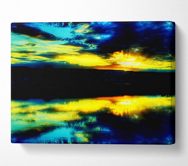  A Canvas Print of Lake Daybreak Canvas Print