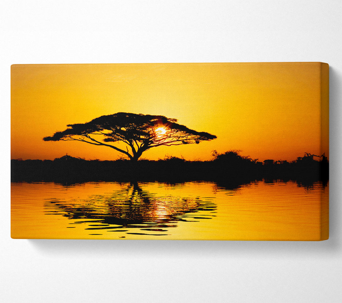  A Canvas Print of Tree Of Reflections Canvas Print
