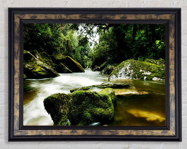 The River Flow Framed Print