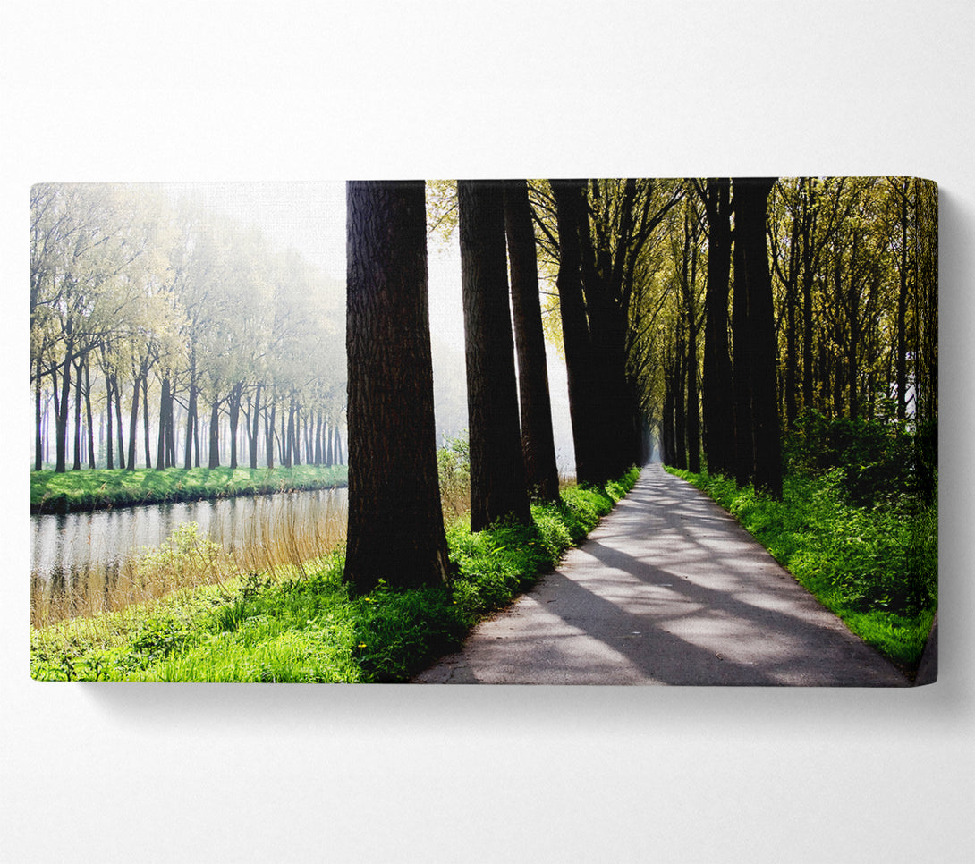  A Canvas Print of The River Pass Canvas Print