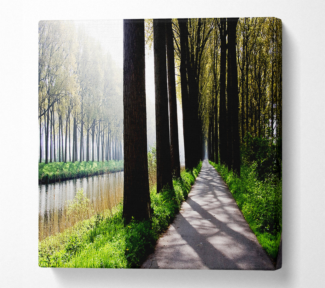  A Canvas Print of The River Pass Canvas Print