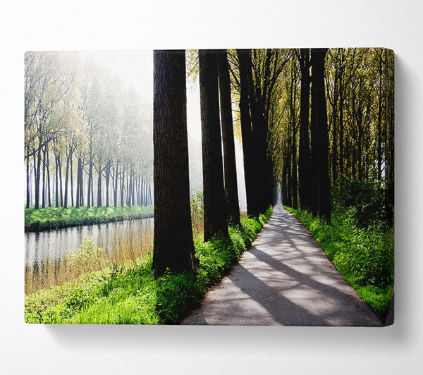  A Canvas Print of The River Pass Canvas Print