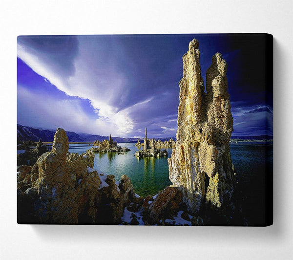  A Canvas Print of Stunning Lakes Architect Canvas Art