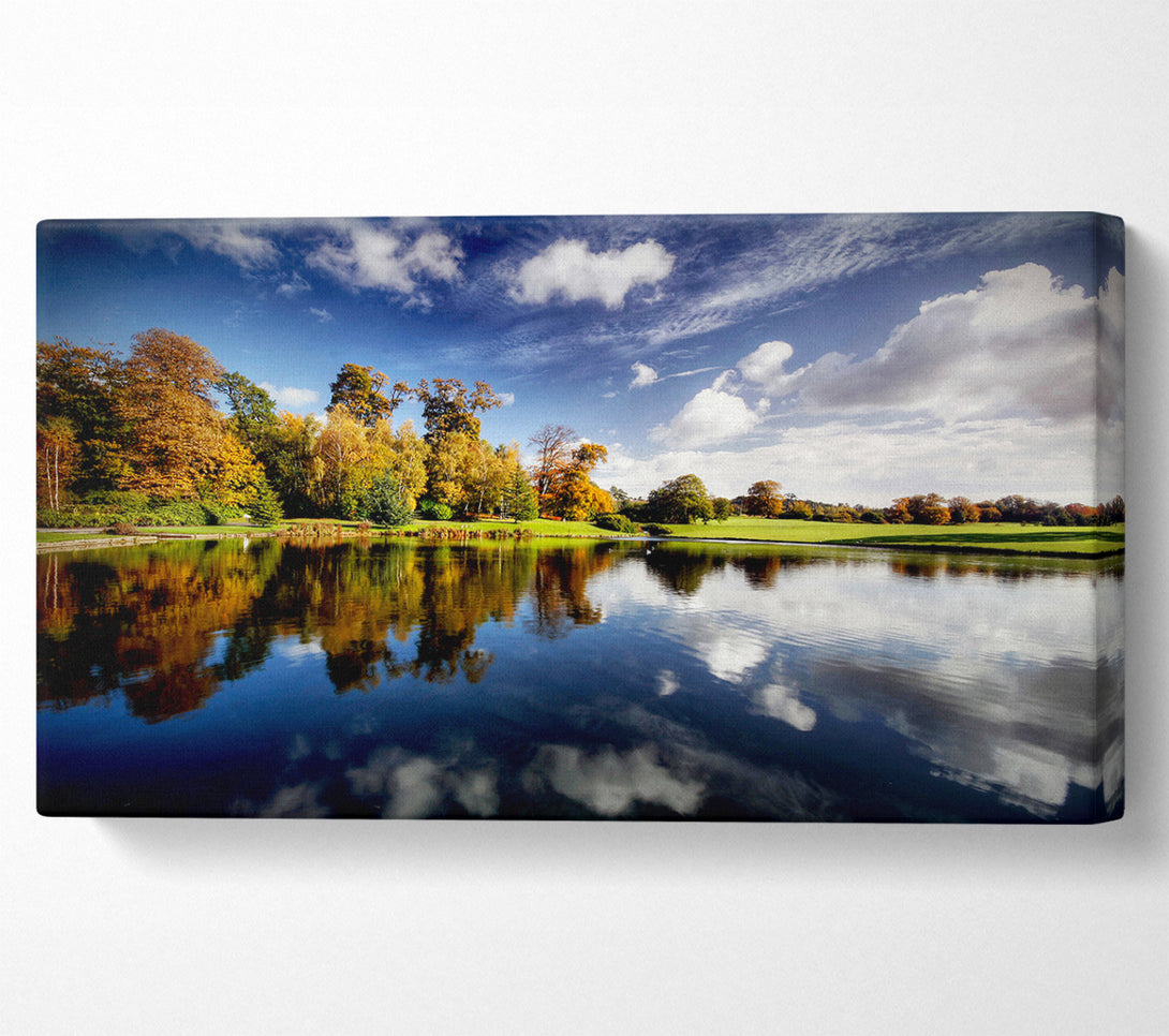  A Canvas Print of Lake Reflection Sky Canvas Print
