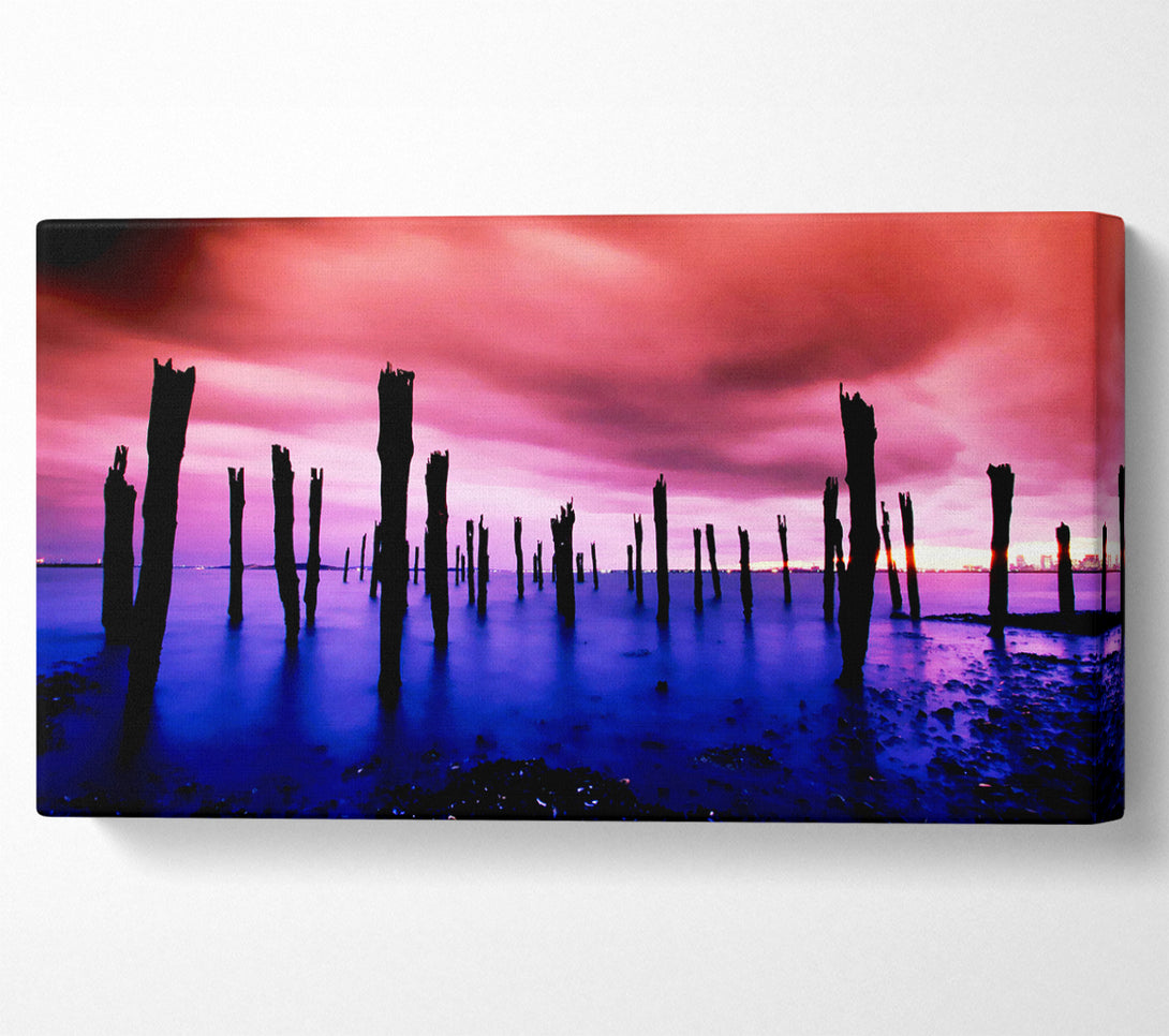  A Canvas Print of Surreal Lake Skies Canvas Art