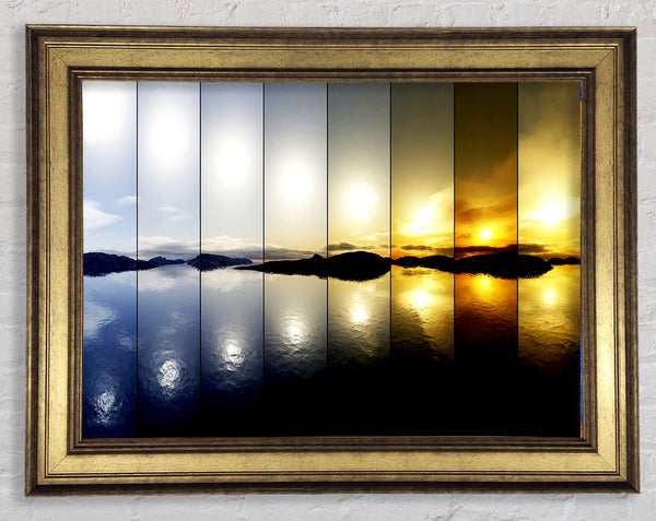 Lights Of The River Framed Print