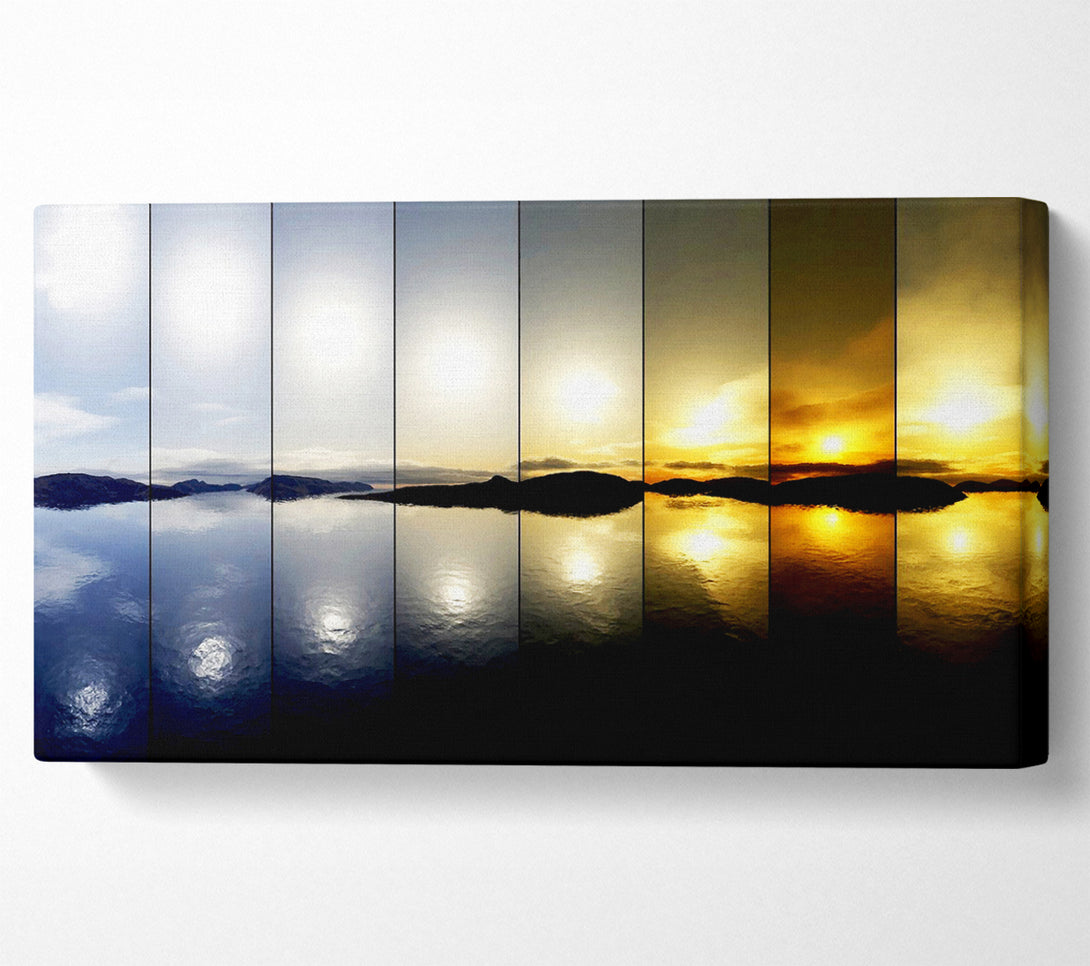  A Canvas Print of Lights Of The River Canvas Art